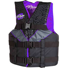 Obrien Ladies 3 Buckle Wake / Ski Vest / Buoyancy Aid - Violet 2172412