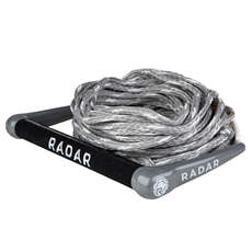 Radar Global Water Sports Poignée De 13 Pouces Avec Corde De 75 - Argent/blanc