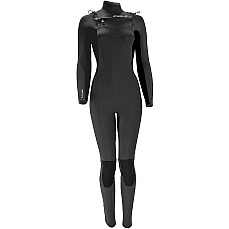 Sola Femmes Nova 5/4Mm Front Zip Combinaison - Noir