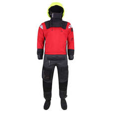 Combinaison Étanche Et Sous-Combinaison Typhoon Ps440 Charnière - Rouge / Gris - 100183