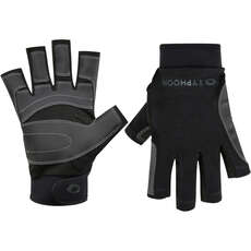 Gants De Voile Typhoon Junior Raceline 2.0 Demi Doigt - Noir 310251