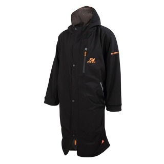 Parka Polaire Surdimensionnée Zone3 - Noir/orange Cw21Uofp10