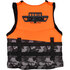 Ronix Boys Top Grom Youth Cga Wake Vest - Orange/noir Camo