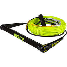 Ronix Combo 5.5 Hide Grip-T 1.15-In Diameter Avec 80-Feet R6 Rope - Jaune