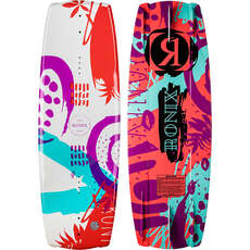 Ronix Girls August Boat Board - Blanc/violet/corail/bleu - 120cm