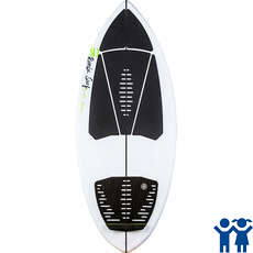 Ronix Kid's Flyweight Skimmer Surfer - Glacier Blanc/orange Ronix Kid's Flyweight Skimmer Surfer - Glacier Blanc/orange
