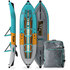 Kayak Gonflable Pour Deux Personnes Bote Zeppelin Aero 12'6 - Native Aqua 126Izp22Na