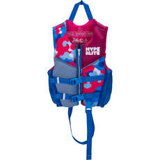 Hyperlite Filles Indy Childs Neo Gilet Aide À La Flottabilité - Bleu/rose