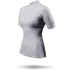 Zhik Womens Eco Spandex Rash Guard Manches Courtes - Platine Dtp-0067