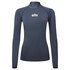 2024 Gill Womens Zenzero Rash Vest Manches Longues - Marine Foncé - 5109W