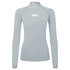 2024 Gill Womens Zenzero Rash Vest Manches Longues - Gris Clair - 5109W