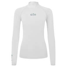 Gill Womens Zenzero Rash Vest Manches Longues - Blanc - 5109W