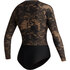 Maillot De Bain À Manches Longues Jayde Mystic Pour Femmes 2024 - Marron Ardoise 240181