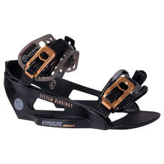Fixations De Wakeboard À Châssis Bas Hyperlite System 2024 - Noir