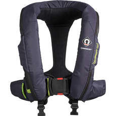 Gilet De Sauvetage Crewsaver Ergofit 190N  - Harnais Et Cagoule - Bleu Marine/vert Citron