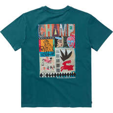 T-Shirt Mystic Funk  - Bleu Sarcelle 250230