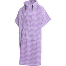 Poncho Mystic En Coton Jacquard  - Rose/violet 240416