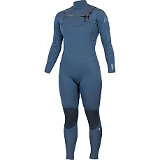 Combinaison De Plongée Alder Revo 4/3 Mm Gbs Chezt-Zip Pour Femme 2026 - Ardoise/Feuille Wa23Wre