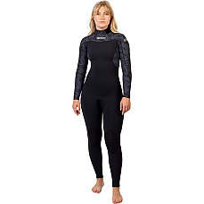 Combinaison De Plongée Gul Flexor Yulex 3/2 Mm Pour Femme, Fermeture Éclair Dorsale, Coutures Invisibles, Collection - Noir Combinaison De Plongée Gul Flexor Yulex 3/2 Mm Pour Femme, Fermeture Éclair Dorsale, Coutures Invisibles, Collection - Noir