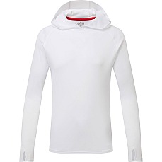 Sweat À Capuche Gill Uv Tec Pour Homme - Blanc Uv016 Sweat À Capuche Gill Uv Tec Pour Homme - Blanc Uv016
