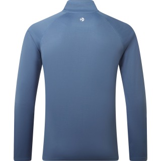 T-Shirt À Manches Longues Et Col Zippé Gill Uv Tec Pour Homme - Bleu Orage Uv009
