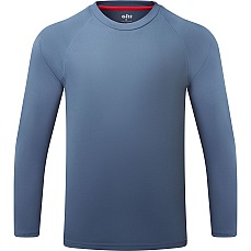 T-Shirt À Manches Longues Et Col Rond Gill Uv Tec Pour Homme - Bleu Orage Uv011