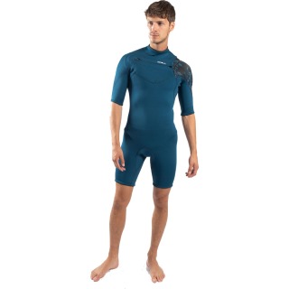Combinaison Courte Gul Echo Response 3/2 Mm Fl Chestzip - Marine/Nucamo Re3325