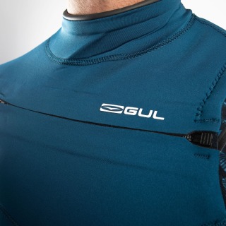 Combinaison Courte Gul Echo Response 3/2 Mm Fl Chestzip - Marine/Nucamo Re3325