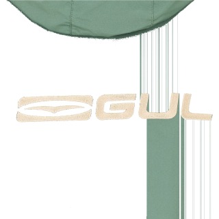 Poncho De Change Imperméable À Capuche Gul Junior Evo Robe 2026 - Vert/Taupe