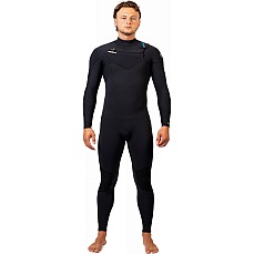 Combinaison Intégrale Gul Flexor Yulex 4/3 Mm À Coutures Invisibles Au Niveau De La Poitrine - Noir Fx1220