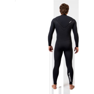 Combinaison Intégrale Gul Flexor Yulex 4/3 Mm À Coutures Invisibles Au Niveau De La Poitrine - Noir Fx1220