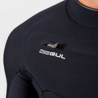 Combinaison Intégrale Gul Flexor Yulex 4/3 Mm À Coutures Invisibles Au Niveau De La Poitrine - Noir Fx1220