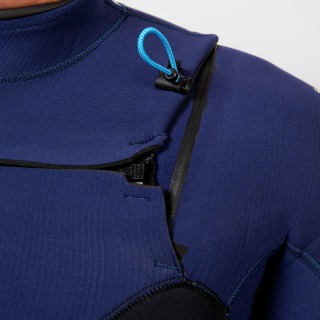Combinaison Intégrale Gul Flexor Yulex 4/3 Mm À Coutures Invisibles Et Fermeture Éclair Poitrine - Noir/Bleu Fx1220