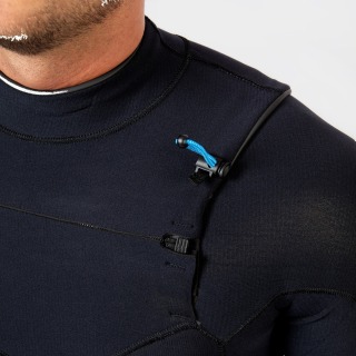 Combinaison Intégrale Gul Flexor Yulex 5/4 Mm À Coutures Invisibles Et Fermeture Éclair Poitrine - Noire Fx1221