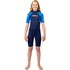 Combinaison Shorty Gul Junior G-Force Natur 3/2 Mm 2026 - Bleu Marine/Bleu Gf3307