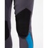 Combinaison Gul Junior Response 3/2 Mm À Fermeture Éclair Dorsale - Gris/Bleu Re1322