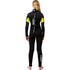 Combinaison Gul Junior Response Natur 3/2 Mm À Fermeture Éclair Dorsale 2026 - Noir/Citron Vert Re1322
