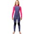 Combinaison De Plongée Gul Junior Response Natur 3/2 Mm À Fermeture Éclair Dorsale 2026 - Bleu/Rose Re1322