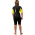 Combinaison De Plongée Courte Gul Junior Response Natur 3/2 Mm 2026 - Noir/Citron Vert Re3322