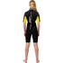 Combinaison De Plongée Courte Gul Junior Response Natur 3/2 Mm 2026 - Noir/Citron Vert Re3322