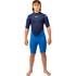 Combinaison De Plongée Courte Gul Junior Response Natur 3/2 Mm 2026 - Bleu/Bleu Re3322