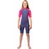 Combinaison De Plongée Courte Gul Junior Response Natur 3/2 Mm 2026 - Bleu/Rose Re3322