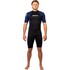 Combinaison Shorty Gul G-Force 3/2 Mm À Fermeture Éclair Dorsale 2026 - Noir/Marine