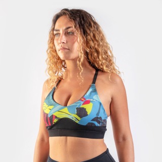 Soutien-Gorge En Néoprène Luna7 Pour Femme De Gul - Tropical/Noir La0303