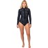 Combinaison De Plongée Gul Luna7 Yulex 2 Mm Pour Femme, Collection Printemps 2026 - Noir/Scatterpalm La4304