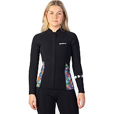 Veste En Néoprène Gul Luna7 2 Mm Pour Femme - Noir/Jungle La6301