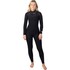 Combinaison De Plongée Gul Response 5/4 Mm À Coutures Invisibles Pour Femme - Noir/Paume Cassée Re1262