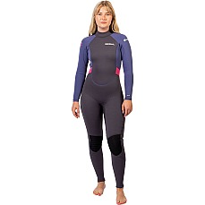 Combinaison Intégrale Gul Response Natur 3/2 Mm Pour Femme, Collection 2026 - Gris/Noir