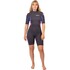 Combinaison De Plongée Courte Gul Response Natur 3/2 Mm Pour Femme 2026 - Gris/Bleu Re3318