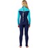 Combinaison De Plongée Gul Junior Flexor Yulex 5/4 Mm À Fermeture Éclair Dorsale 2026 - Bleu/Cyan Fx1230